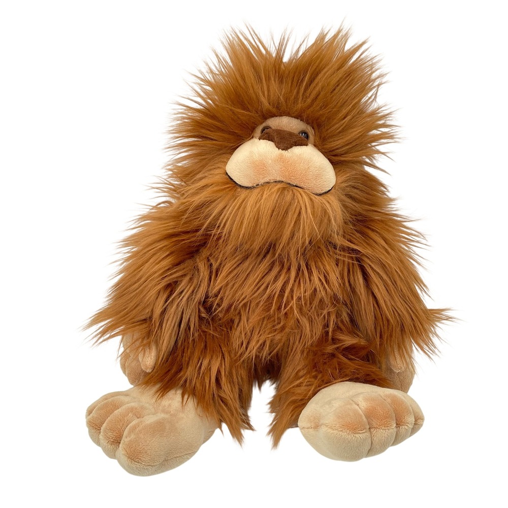Aurora World‎ Bigfoot 14" Plush Toy Large Shaggy Brown Fuzzy Stuffed Animal Kids